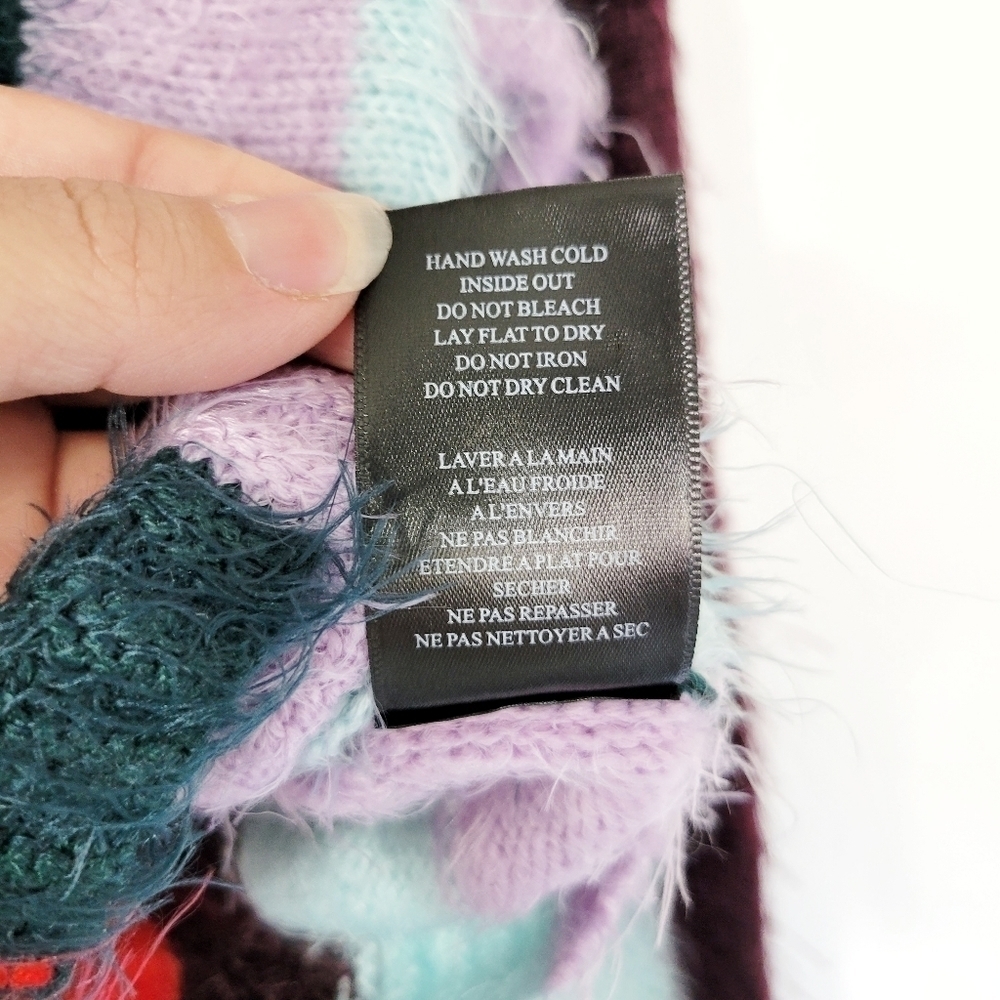 BLANKNYC Striped Mock Neck The Mad Hatter Sweater Size XS - Picture 11 of 11